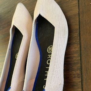 Rothy’s “the point” ballet pink size 8